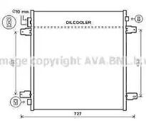 Радиатор кондиционера AVA QUALITY COOLING DN5402