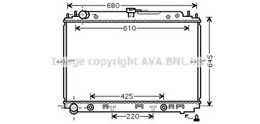 DNA2297 AVA QUALITY COOLING Радиатор AVA QUALITY COOLING