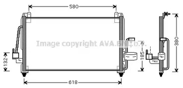 Конденсатор кондиционера AVA QUALITY COOLING DW5040