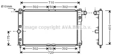 DWA2009 AVA QUALITY COOLING Радиатор AVA QUALITY COOLING