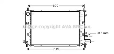 FD2152 AVA QUALITY COOLING Радиатор системы охлаждения