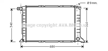Радиатор системы охлаждения AVA QUALITY COOLING FD2261