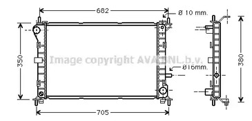 FD2264 AVA QUALITY COOLING Радиатор AVA QUALITY COOLING