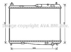 Радиатор системы охлаждения AVA QUALITY COOLING FD2440