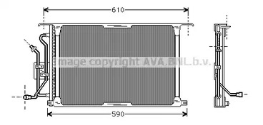 Радиатор кондиционера AVA QUALITY COOLING FD5258