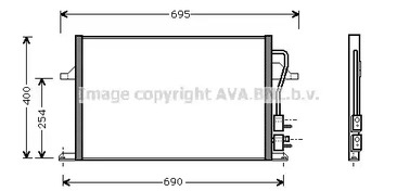 Радиатор кондиционера AVA QUALITY COOLING FD5259