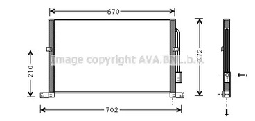 Конденсатор, кондиционер AVA QUALITY COOLING FD5302