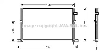 Конденсатор, кондиционер AVA QUALITY COOLING FD5334