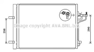 Радиатор кондиционера AVA QUALITY COOLING FD5488D