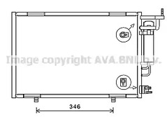 Радиатор кондиционера AVA QUALITY COOLING FD5583D