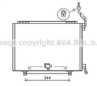 Радиатор кондиционера AVA QUALITY COOLING FD5610