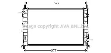 FDA2165 AVA QUALITY COOLING Радиатор системы охлаждения