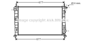 Радиатор системы охлаждения AVA QUALITY COOLING FDA2266