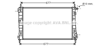 FDA2336 AVA QUALITY COOLING радиатор охлаждения