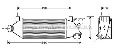 Интеркулер AVA QUALITY COOLING FDA4315