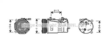 Компрессор кондиционера AVA QUALITY COOLING FDAK321
