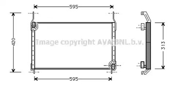 Радиатор кондиционера AVA QUALITY COOLING FT5172