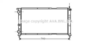 радиатор системы охлаждения AVA QUALITY COOLING FTA2143