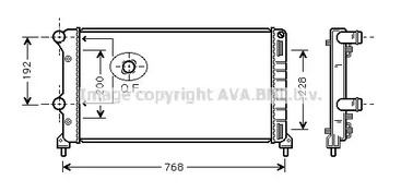 FTA2250 AVA QUALITY COOLING Радиатор AVA QUALITY COOLING