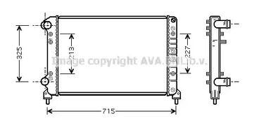 Радиатор системы охлаждения AVA QUALITY COOLING FTA2262