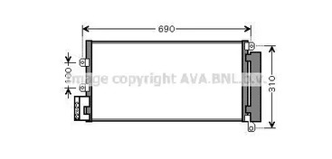 Радиатор кондиционера AVA QUALITY COOLING FTA5356D