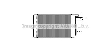 Теплообменник отопления салона AVA QUALITY COOLING FTA6106