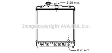 Радиатор системы охлаждения AVA QUALITY COOLING HD2021