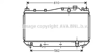 HD2113 AVA QUALITY COOLING радиатор системы охлаждения АКПП