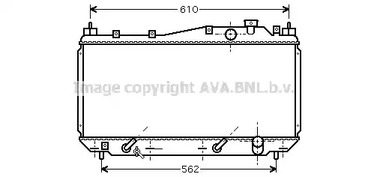 HD2114 AVA QUALITY COOLING Радиатор охлаждения двигателя