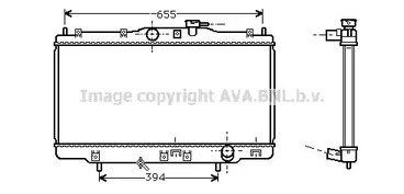 радиатор системы охлаждения АКПП AVA QUALITY COOLING HD2118