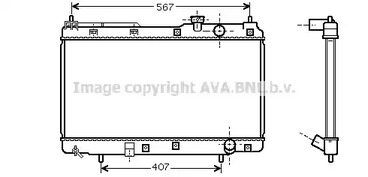 HD2175 AVA QUALITY COOLING Радиатор системы охлаждения