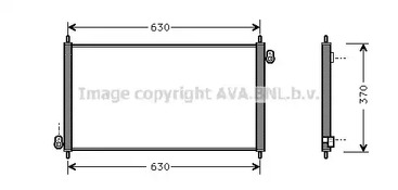 Радиатор кондиционера AVA QUALITY COOLING HD5107