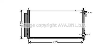 Радиатор кондиционера AVA QUALITY COOLING HD5222D