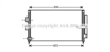 Конденсатор кондиционера AVA QUALITY COOLING HD5223D