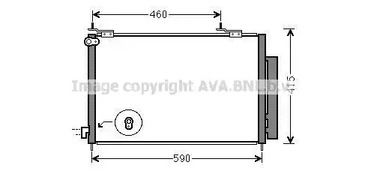 Радиатор кондиционера AVA QUALITY COOLING HD5242D