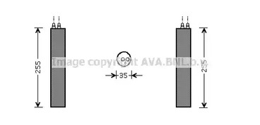 Осушитель кондиционера honda accord vii tourer cm 2.0 cm1/2.2 i-ctdi/2.4 cm2 03- civic viii седан AVA QUALITY COOLING HDD219