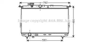 HY2106 AVA QUALITY COOLING Радиатор системы охлаждения