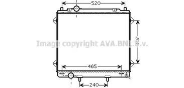 Радиатор охлаждения двигателя AVA QUALITY COOLING HY2162