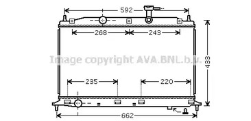 Радиатор охлаждения AVA QUALITY COOLING HY2188