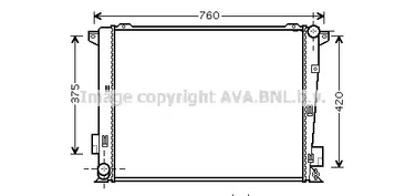 Радиатор системы охлаждения AVA QUALITY COOLING HY2191