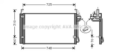 Конденсатор, кондиционер AVA QUALITY COOLING HY5071D