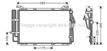 Конденсатор кондиционера AVA QUALITY COOLING HY5091D