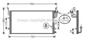 Радиатор кондиционера AVA QUALITY COOLING HY5135