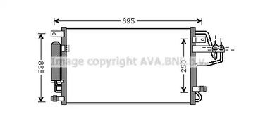 Конденсатор кондиционера AVA QUALITY COOLING HY5156D