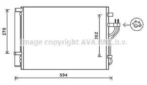 Конденсатор кондиционера AVA QUALITY COOLING HY5280D