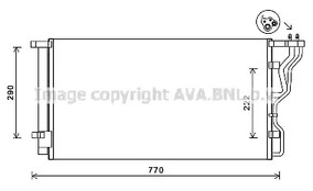 Конденсатор кондиционера AVA QUALITY COOLING HY5298D