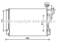 Конденсатор кондиционера AVA QUALITY COOLING HY5299D