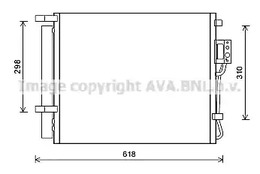 Конденсатор кондиционера AVA QUALITY COOLING HY5310D