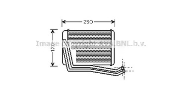 Теплообменник отопления салона AVA QUALITY COOLING HY6142