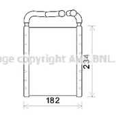 Теплообменник отопления салона AVA QUALITY COOLING HY6356